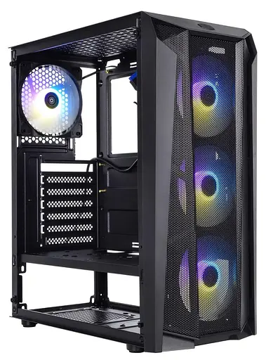 Корпус QUBE BOREY V2.0 ARGB Black (BOREY_F5NU3_V2.0) - фото 8