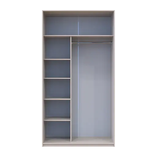 Шафа купе Doros Сіті Лайт Кашемір 2 ДСП 120х60х225 (80736329) - фото 6