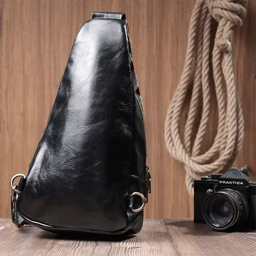 Женская сумка Vintage из экокожи с акцентом на текстильную лямку 18х33х10 см sum0026970 - фото 9