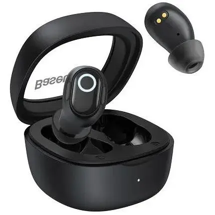 Навушники Baseus Bowie WM02 True Wireless Earphones |BT5.3, 40/300mAh, 5H, Location, OTA| black