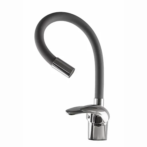 Змішувач для кухні EcoMix E-GEZ-203SLR-Gray Графіт - фото 3