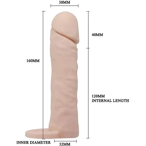 Насадка Pretty Love Medium BI-026228, Телесный - фото 8