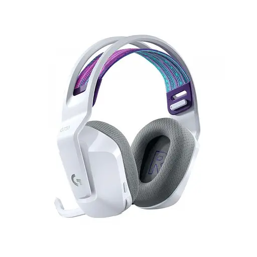 Комп'ютерна гарнітура Logitech G733 Lightspeed Wireless RGB White (981-000883) - фото 3