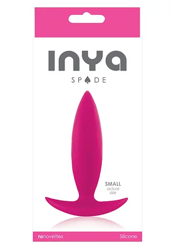 Анальна пробка Ns Novelties Inya Spades Small 10 см (рожевий) - фото 2