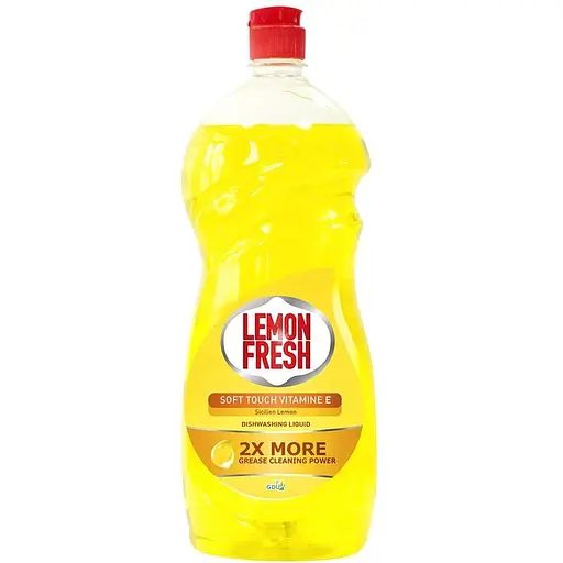 Жидкость для мытья посуды Lemon Fresh 1.5 л желтая - фото 1