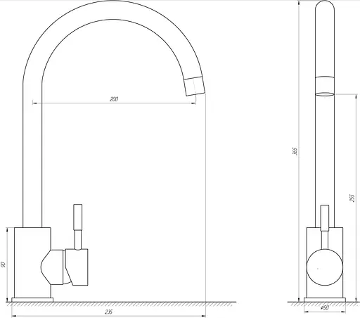 Змішувач для кухні MixMira MS1-203S-Colorado - фото 2