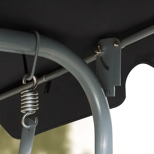 Гойдалка Leobro з подушками на 3 особи Relax Black - фото 3