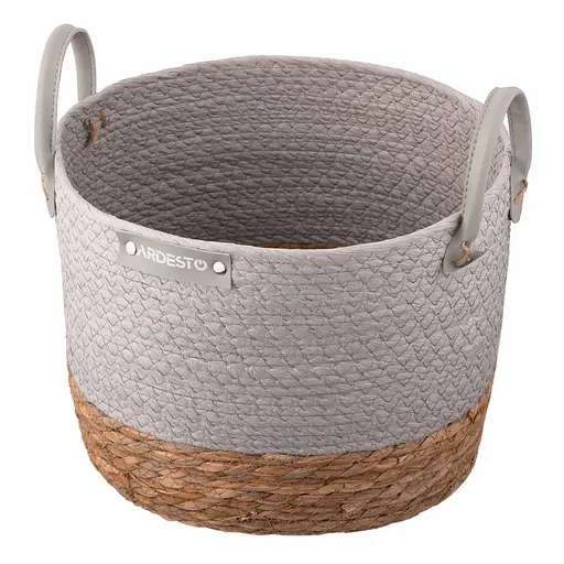 Кошик Ardesto Minimalism сірий 28 х 28 х 22 см (ARHC2507RG) - фото 2