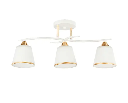 Люстра декоративная INTEREES V 6100-3 WH+FG