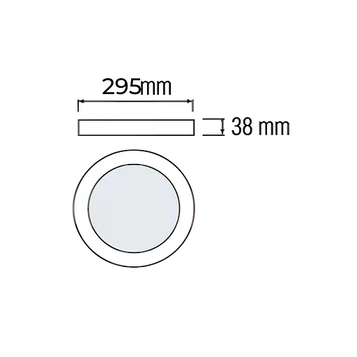 Світлодіодний світильник Horoz Electric Catalina-36 36W 3CCT 3000K-4000K-6400K чорний - фото 2