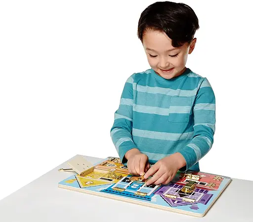 Деревянная доска с защелками Melissa & Doug (SM93406/6075185) - фото 4