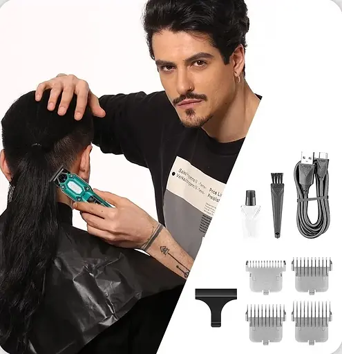 Машинка для стрижки волосся Barber VGR V-900 - фото 4