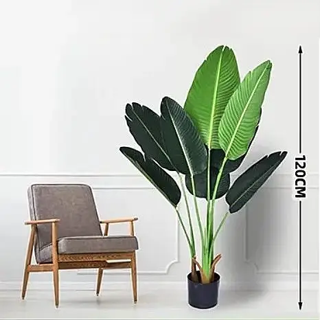 Банановое дерево искусственное 120 см в горшке - фото 10