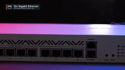 Маршрутизатор Mikrotik Cloud Core Router CCR2116-12G-4S+ - фото 4