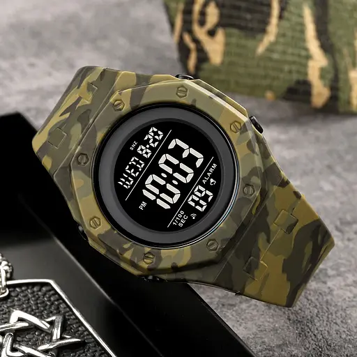 Наручные часы мужские 2048CMGN Army Green Camo Skmei acs0030357 - фото 4