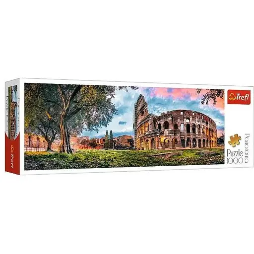 Пазл Trefl Колизей на рассвете Рим Италия 1000 эл. панорама (29030)
