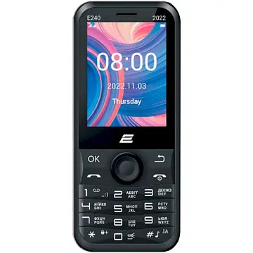 Телефон 2E E240 2022 DS Black UA UCRF - фото 2