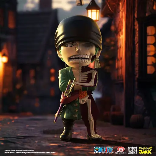 Коллекционная фигурка Mighty Jaxx серии Большой куш: Wanted - Зоро (WB24OPJF00401) - фото 7