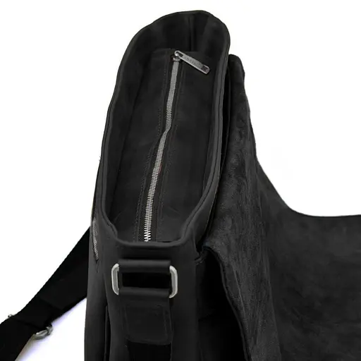 Сумка чоловіча через плече зі шкіри крейзі TARWA 37х27х11 см sum0028370 - фото 6