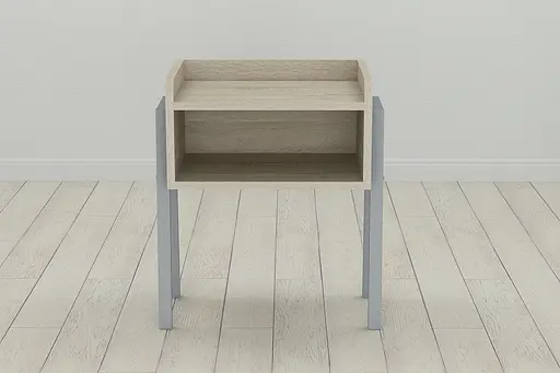 Тумба модульна Ferrum-decor Джузі 540x450x320 метал Сірий ДСП Сонома 16 мм (FRD-102985) - фото 4