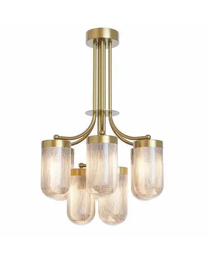 Люстра Pikart 31535 GU10 5x60W IP20 Brass - фото 1