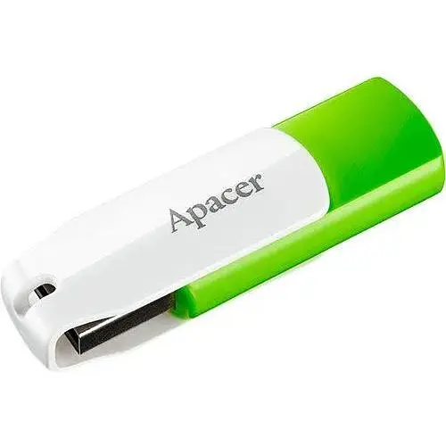 Флеш-накопитель Apacer USB 2.0 AH335 64Gb зеленый - фото 1