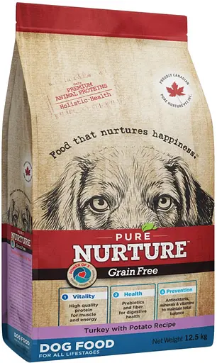 Сухий корм Pure Nurture для собак на всіх стадіях життя, рецепт з індичкою та картоплею 3 кг - фото 1