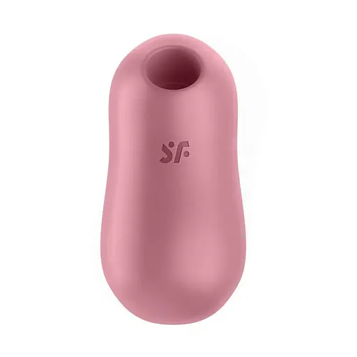 Вакуумний стимулятор клітора з вібрацією Satisfyer Cotton рожевий - фото 3