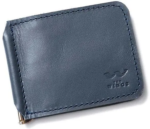 Зажим для денег темно-синий - фото 1