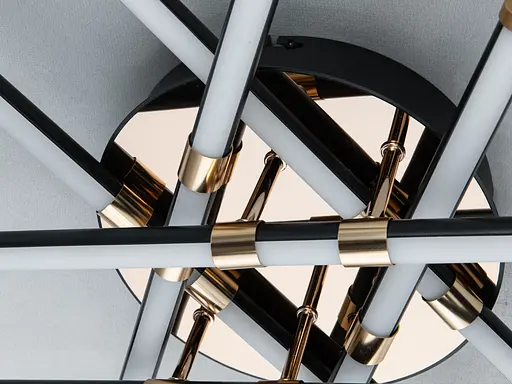 Стельова LED люстра Diasha чорна 80 Вт до 14 м² - фото 8