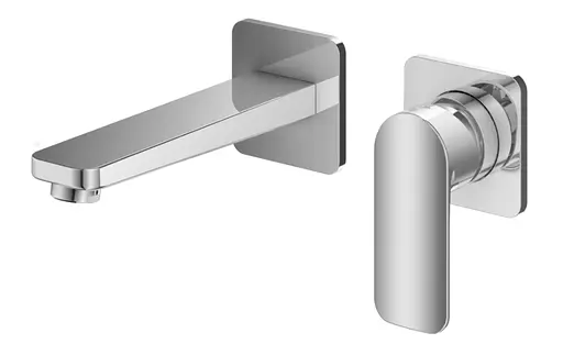 Змішувач для умивальника Kohlman Texen хром + Box прихованого монтажу QW180T Хром - фото 1