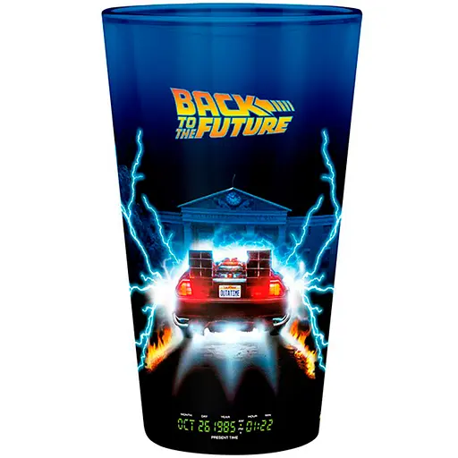 Склянка BACK TO THE FUTURE DeLorean (Назад у майбутнє) 400 мл - фото 1