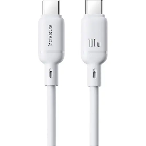 Кабель Baseus Silky Series Type-C to Type-C 100W 1m White (P10377704213-00) [141245]