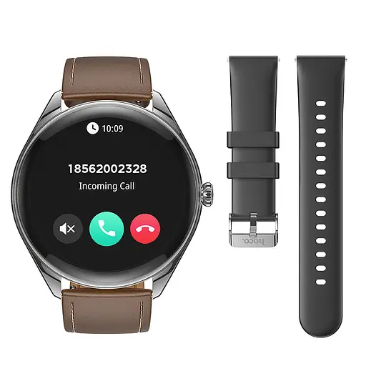 Смарт-годинник Hoco Smart Watch Y22 Amoled Smart sports watch (call version) Black - фото 4