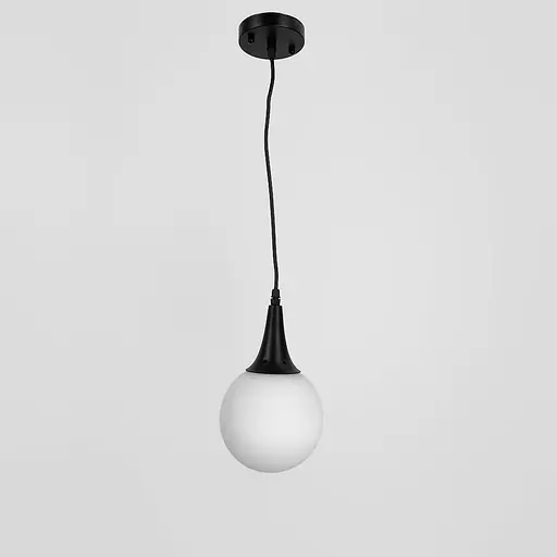 Подвесной светильник GOLF с белым плафоном | Line F | Арт. 11193/1 BK+WT - фото 7