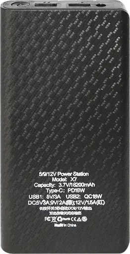 Источник бесперебойного питания (ИБП) для роутера Voltronic Mini UPS DC1018P 14000mAh black - фото 6