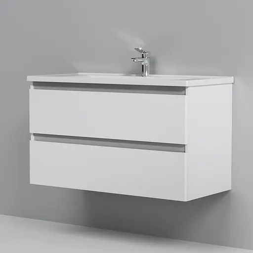 Тумба подвесная AM.PM X-Joy 100 см с умывальником (M85-FHX1002-WC1002WG38) - фото 4