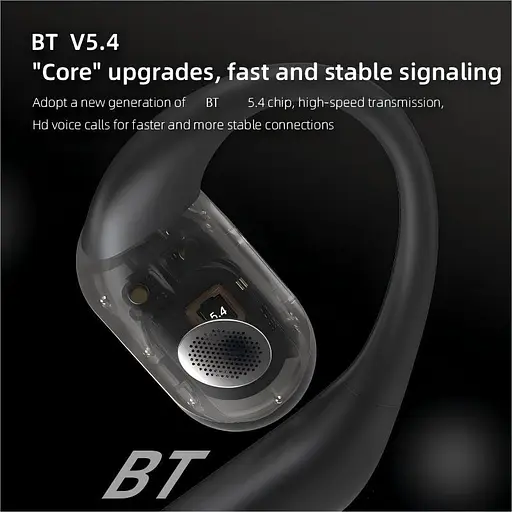 Бездротові кісткові навушники Langsdom T6 чорний - фото 9