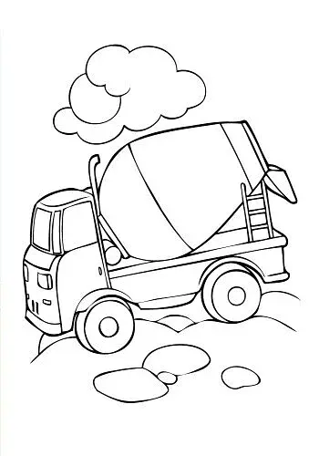 Подивись і розфарбуй. Машинки - фото 3