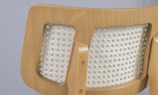 Стілець Пепе Cane з масиву дерева та ротангу дуб - фото 8