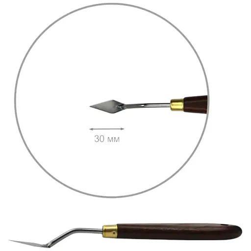 Мастихін Rosa Gallery Classic №40 довжина 3 см ромб міні - фото 1