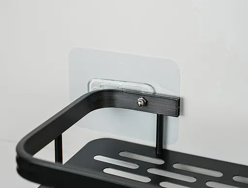 Набор металлических полок для ванной комнаты Fabrika ONIX 2 шт черный+подарок ершик для унитаза Fabrika PRACTIС White - фото 15