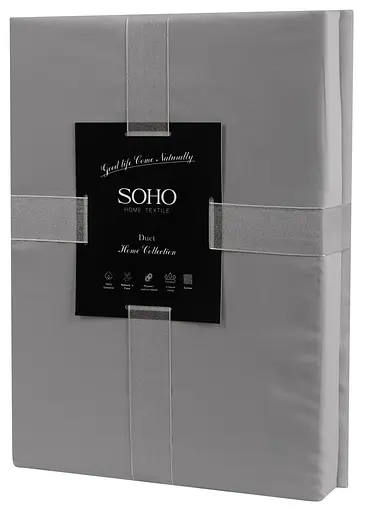 Комплект постільної білизни Сімейний Duet 150х200 см Mocha/Grey SOHO pbe0050787 - фото 5