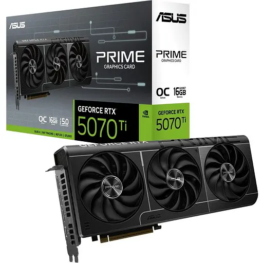 Видеокарта Asus Prime GeForce RTX 5070 Ti 16 GB OC Edition (PRIME-RTX5070TI-O16G) UA [125178]