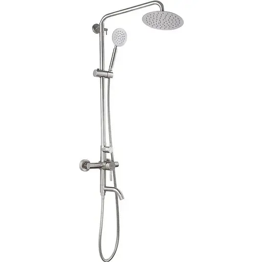 Душева система Zerix SUS-009-J ZX3240, Нержавіюча сталь - фото 1