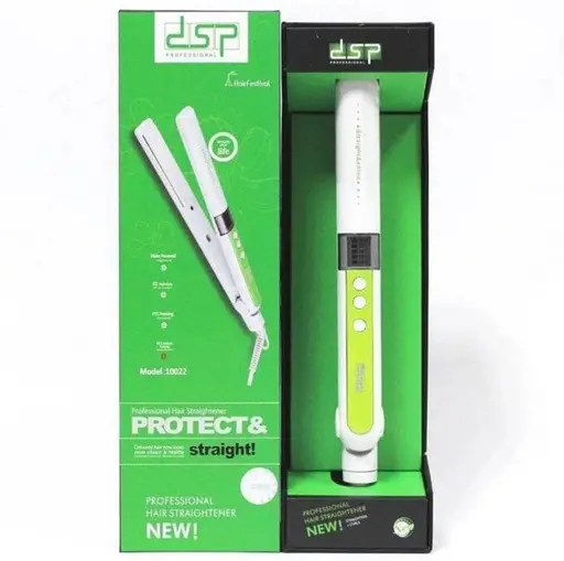 Керамічна праска для волосся DSP-10022 45 Вт Білий з Салатовим - фото 6