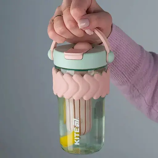 Стакан для воды Kite 700 мл мятно-розовый (K25-1230-3) - фото 6