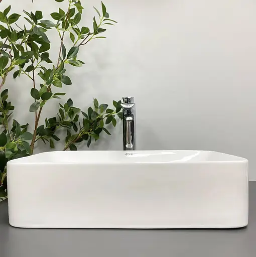 Умивальник VBI Aliano white накладний VBI-012602, Білий - фото 2