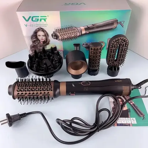 Стайлер для волосся Hengda VGR V-491 багатофункціональний 6 в 1 - фото 4