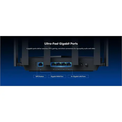 Роутер Cudy WR6500, BE6500 Gigabit Wi-Fi 7 Router (WR6500) - фото 11